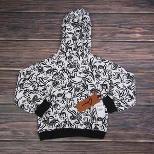 Cristina Martinez NEW NWT Kids Size 5 Black White Hoodie Sweater